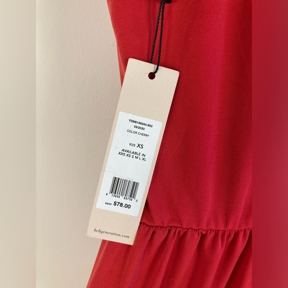 BCBG x Revolve Sleeveless Midi Dress Drape Pockets XS - Picture 7 of 14